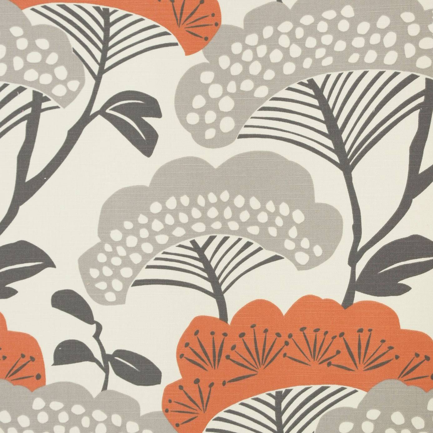 サンダーソン壁紙クリアランス,オレンジ,葉,パターン,ライン,設計