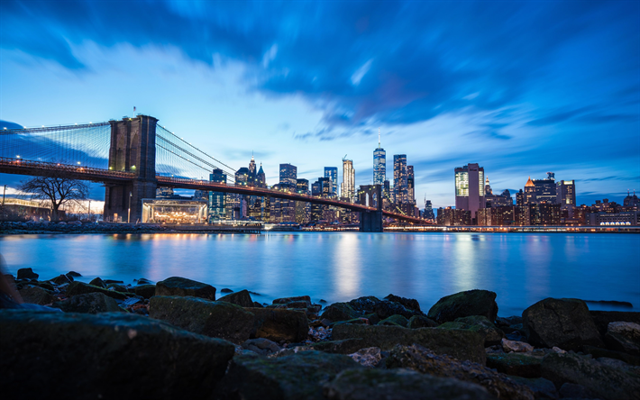 papier peint pont de brooklyn,paysage urbain,ciel,ville,horizon,pont