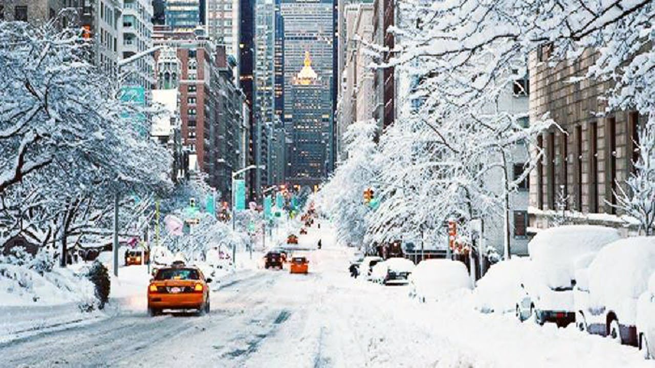 ニューヨークの冬の壁紙,雪,冬,凍結,市街地,出来事