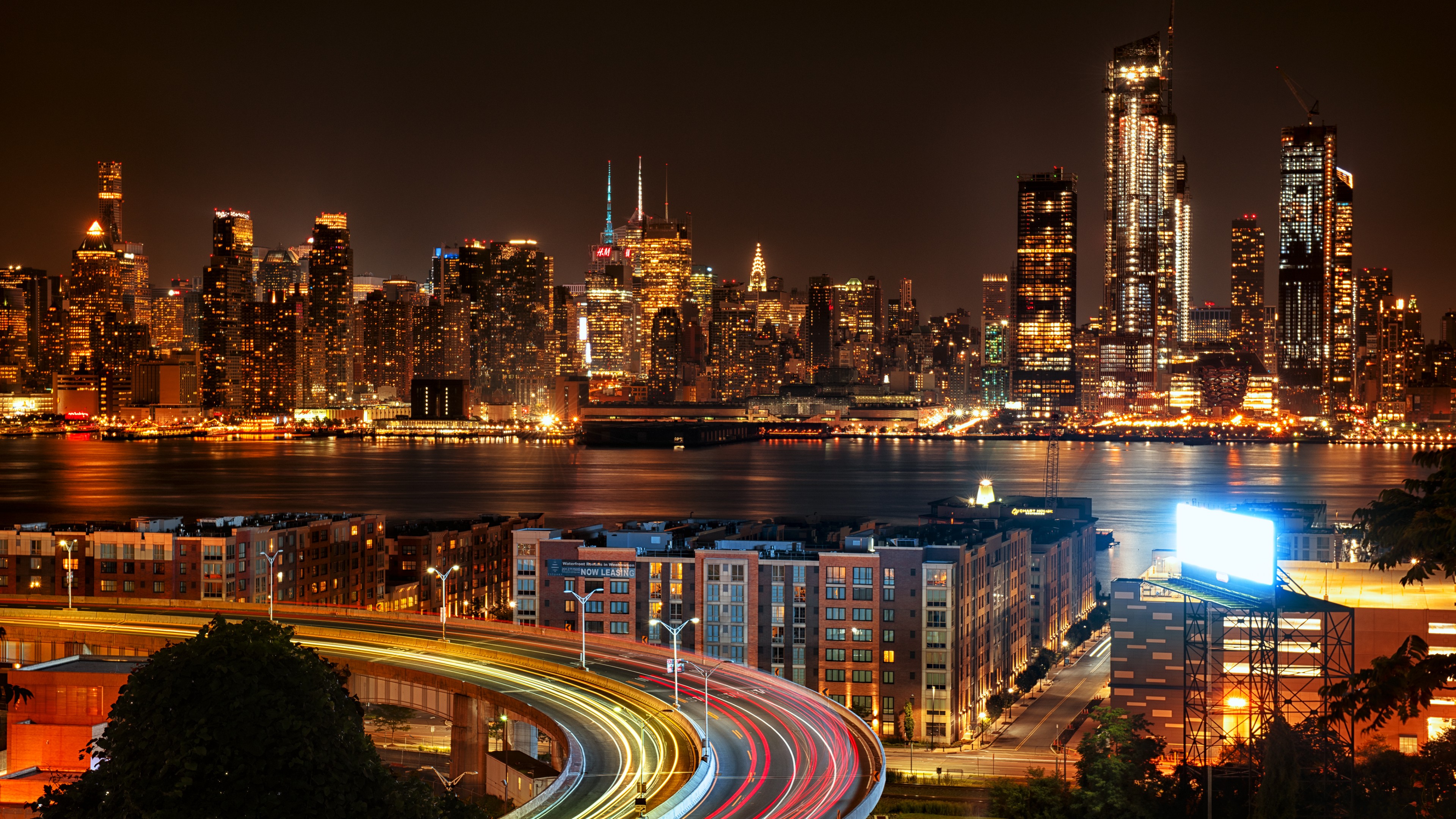 new york wallpaper 4k,stadtbild,stadt,metropolregion,horizont,stadtgebiet