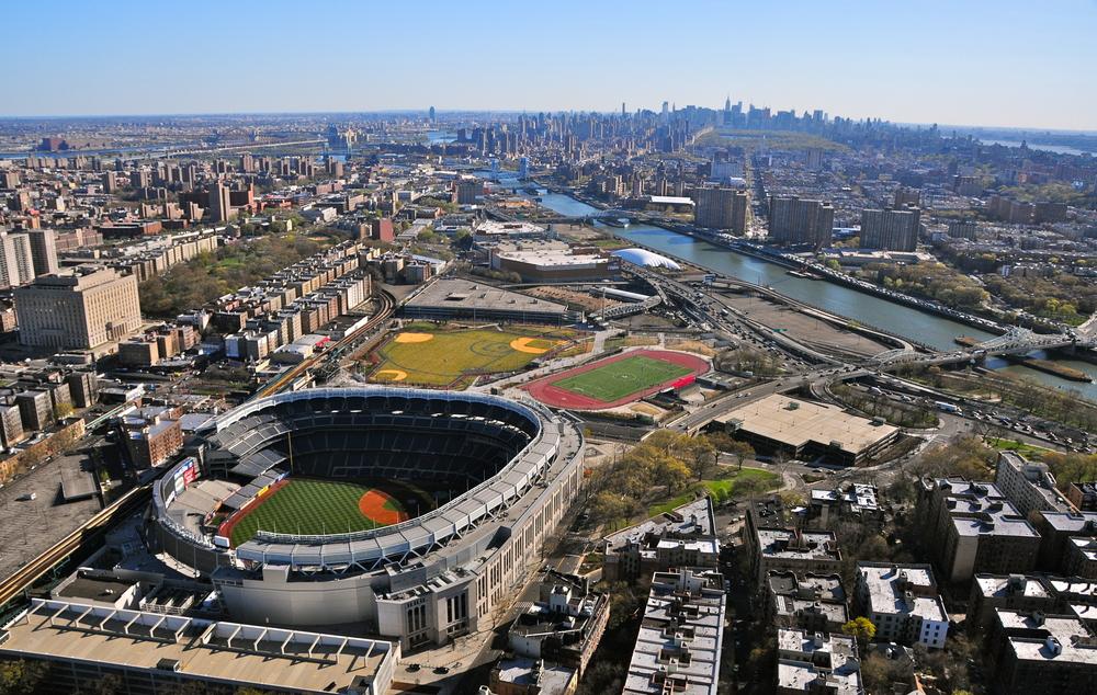 bronx tapete,metropolregion,stadtgebiet,luftaufnahmen,stadion,stadtbild