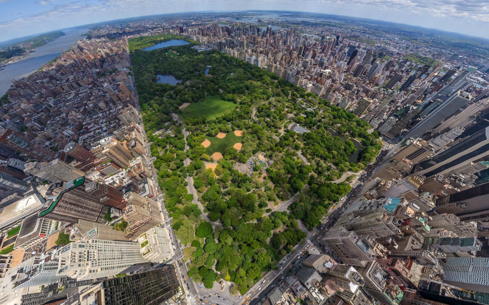 ニューヨーク中央公園の壁紙,空中写真,市街地,市,首都圏,写真撮影
