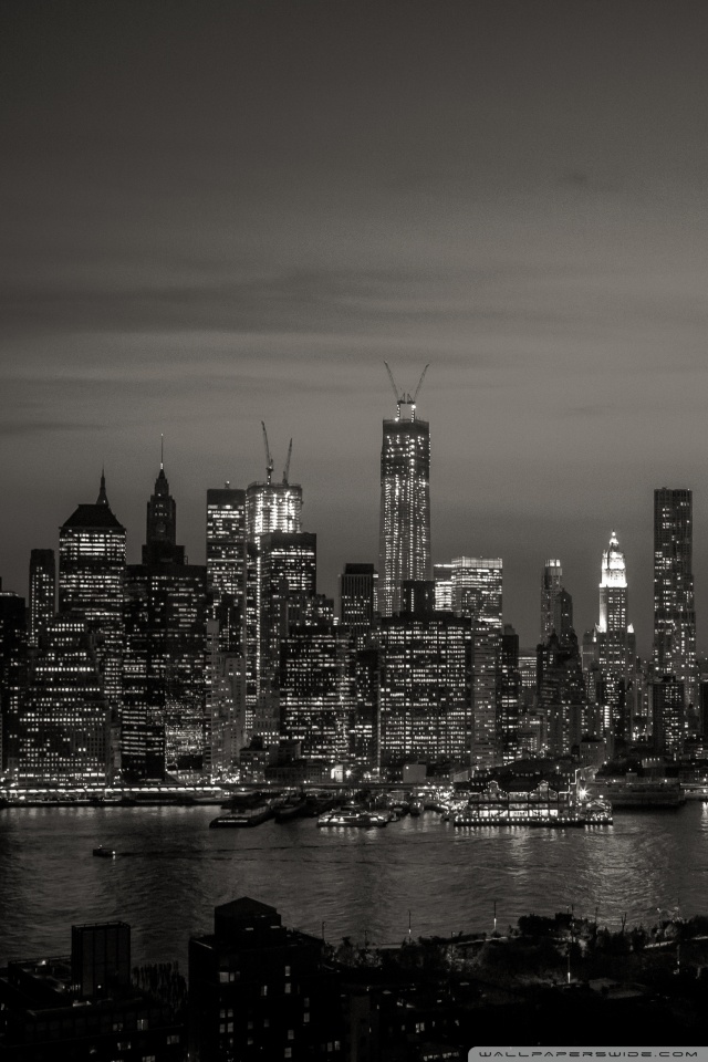 Black And White Wallpaper New York WallpaperUse
