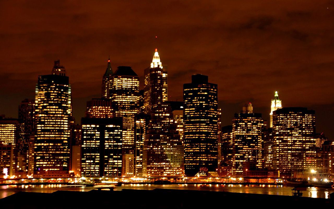 new york skyline at night wallpaper,city,cityscape,metropolitan area,skyline,metropolis