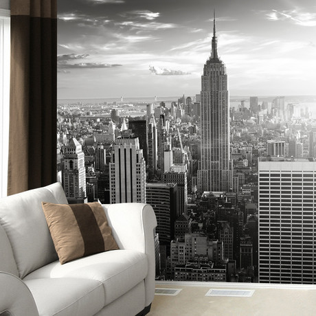 fond d'écran new york skyline pour chambre,paysage urbain,horizon,ville,gratte ciel,fond d'écran
