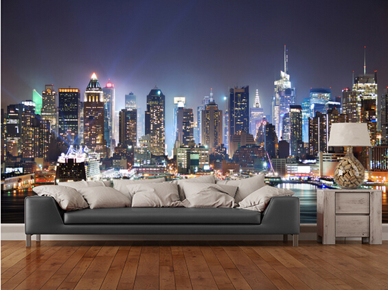 new york skyline tapete für schlafzimmer,stadtbild,horizont,stadt,metropolregion,wand