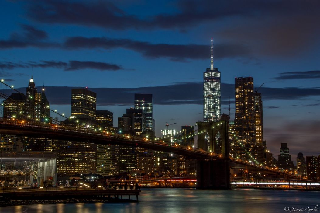 fondo de pantalla de la noche de nueva york,ciudad,paisaje urbano,área metropolitana,horizonte,área urbana