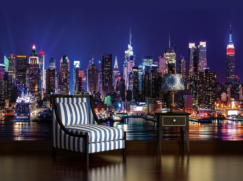 new york nacht wallpaper,stadtbild,metropolregion,stadt,horizont,nacht