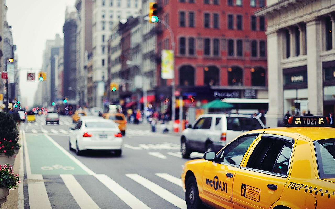 New York Wallpaper Taxi- WallpaperUse