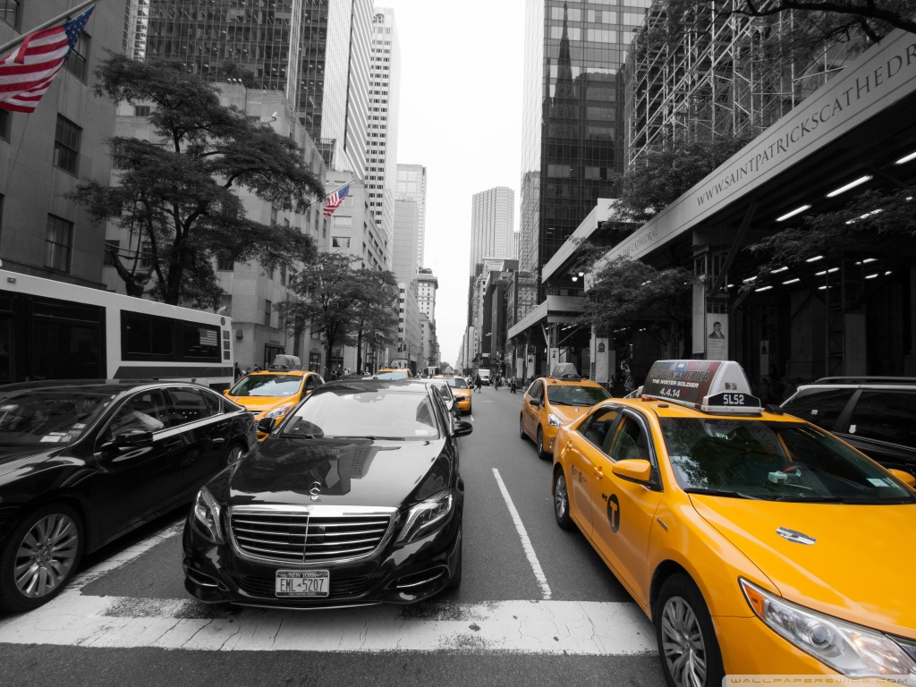 new york taxi wallpaper,vehicle,automotive design,car,taxi,yellow