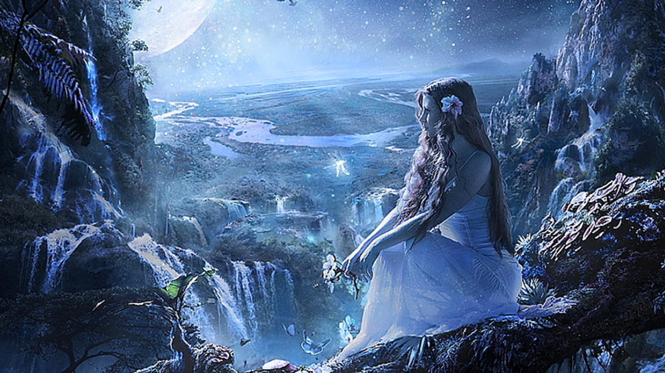 sad and lonely wallpapers,cg artwork,sky,water,mythology,illustration