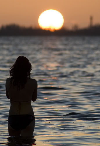 sad and lonely wallpapers,people in nature,water,sky,sunset,horizon