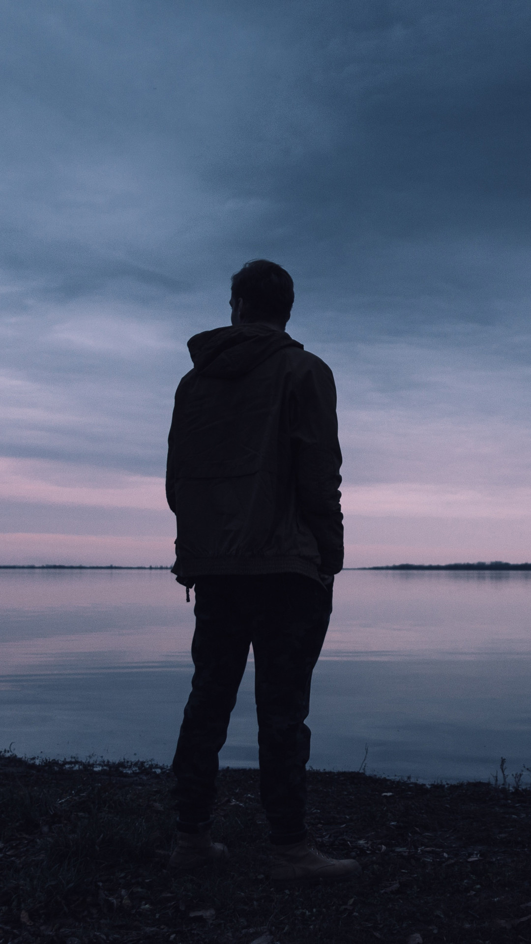 sad and lonely wallpapers,sky,standing,horizon,water,sea