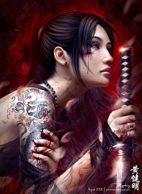 wallpaper de mulheres,cg artwork,black hair,flesh,fictional character