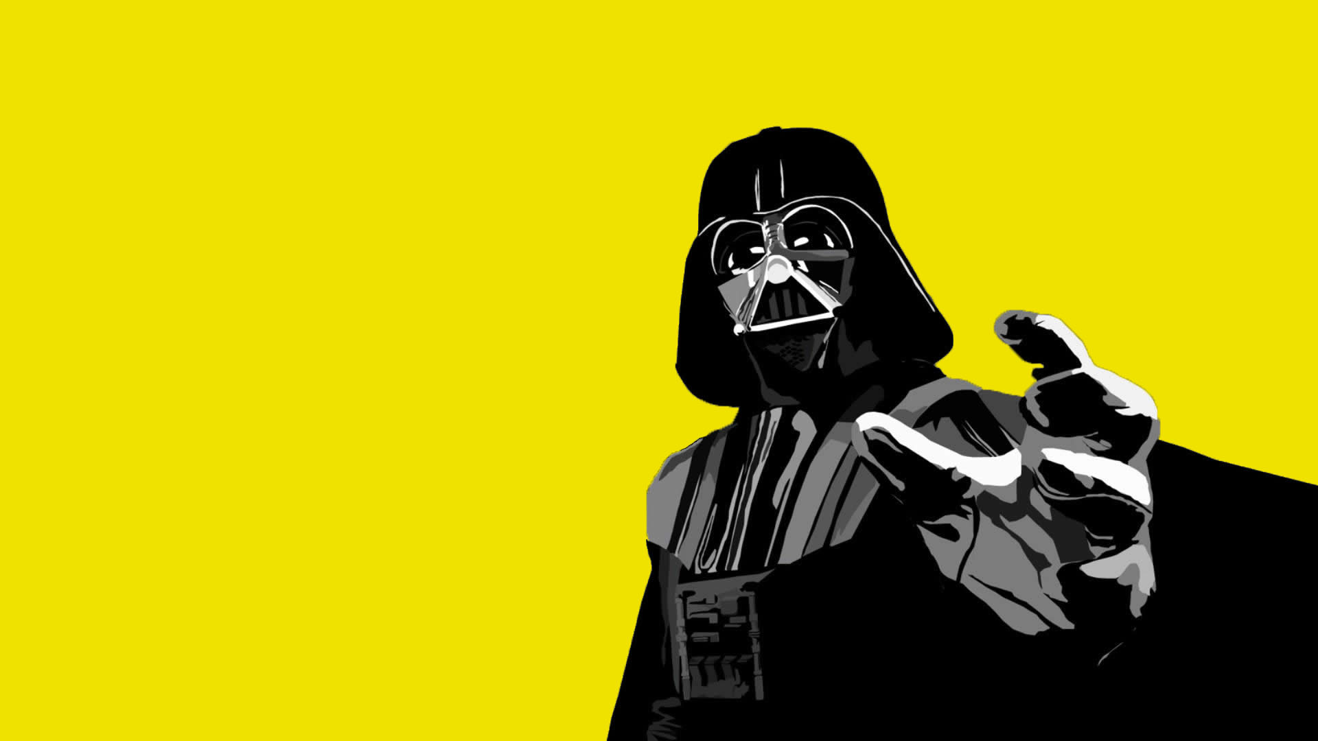 wallpaper engraçado,darth vader,yellow,fictional character,supervillain,font