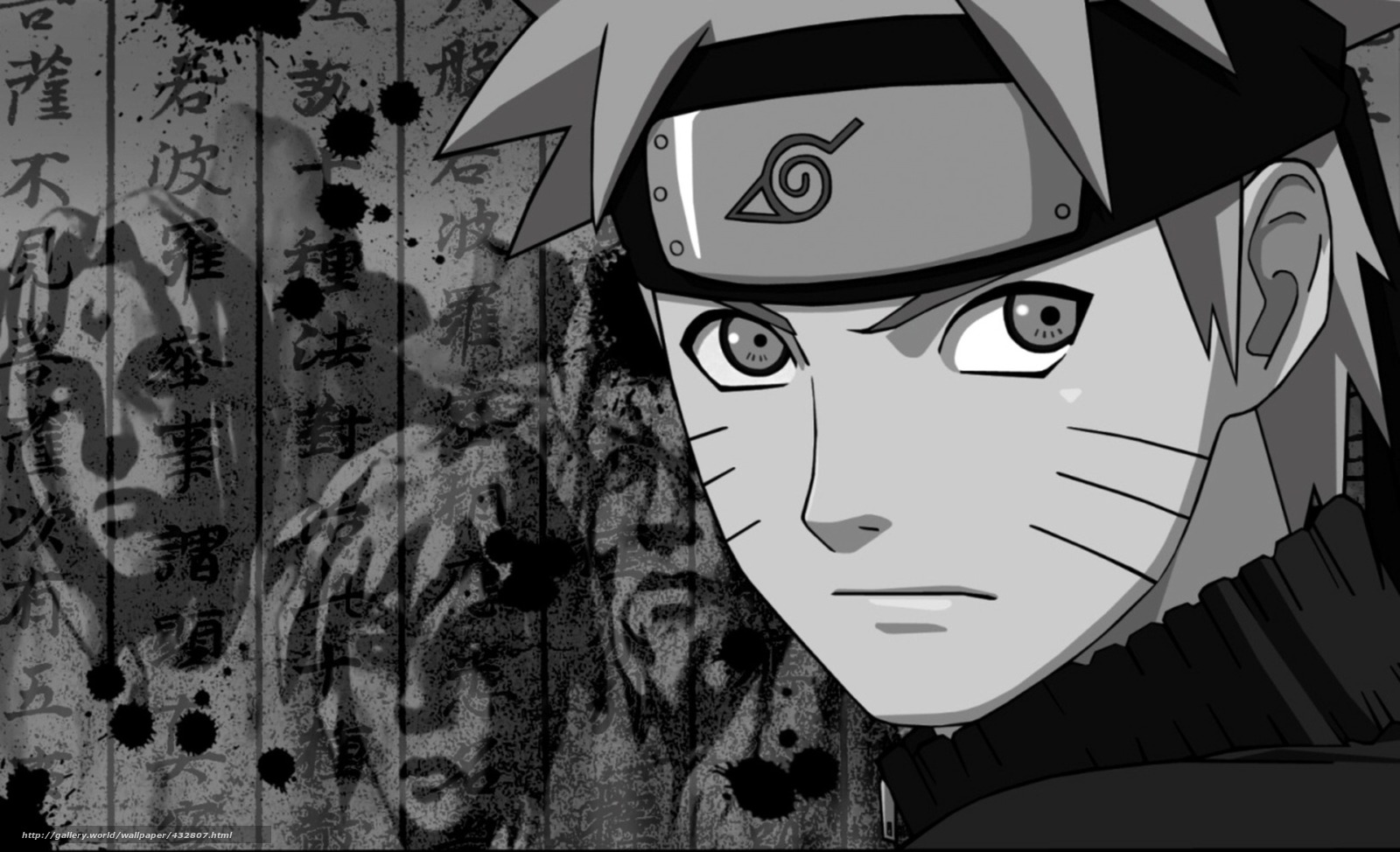 wallpaper preto e branco,anime,cartoon,naruto,monochrome,black and white