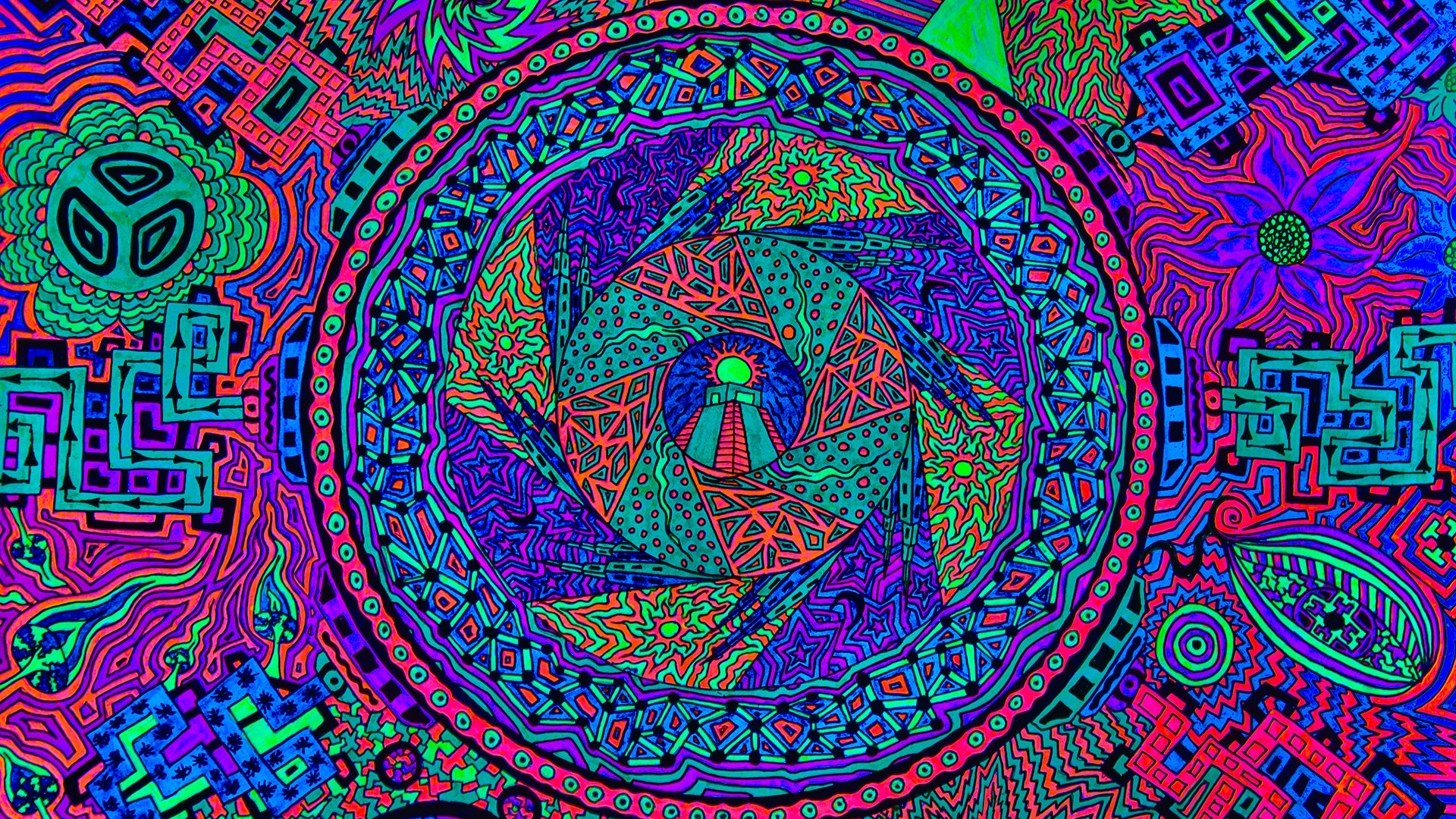 black light wallpaper,psychedelic art,pattern,art,circle,visual arts