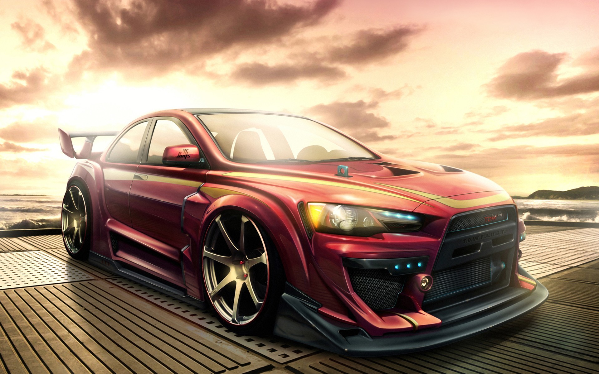 tuner car wallpapers,land vehicle,vehicle,car,automotive design,mitsubishi