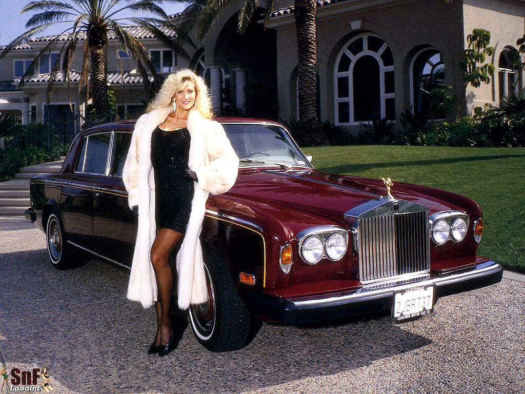 car girl wallpaper,land vehicle,vehicle,car,luxury vehicle,rolls royce corniche