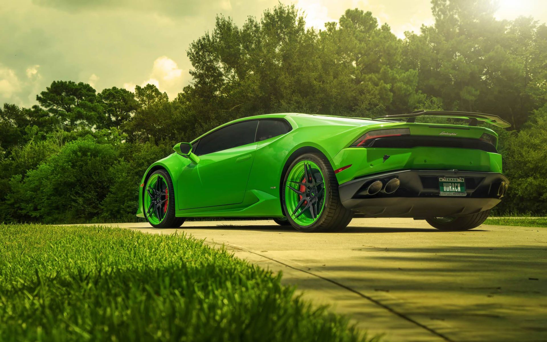 緑の車の壁紙,陸上車両,スーパーカー,車両,車,スポーツカー