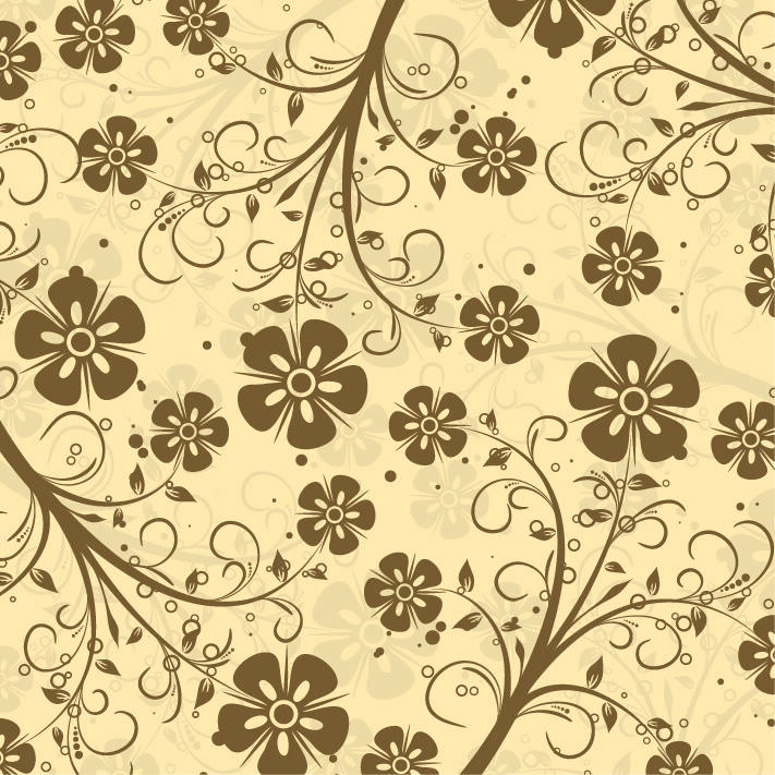 茶色の花の壁紙,パターン,花柄,壁紙,褐色,設計