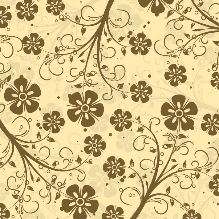 papier peint fleur marron,modèle,art floral,fond d'écran,marron,conception