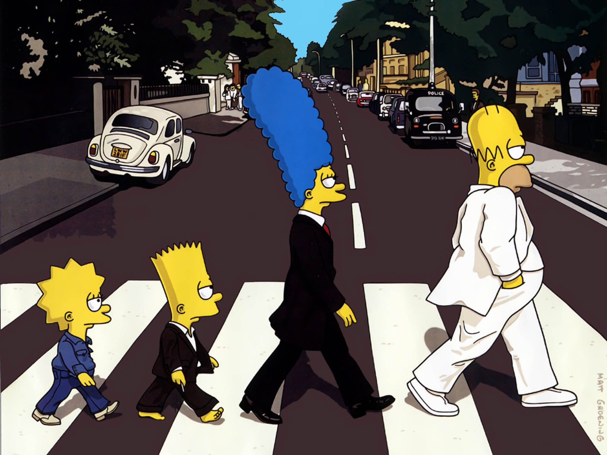 wallpaper dos simpsons,cartoon,animated cartoon,animation,illustration,anime