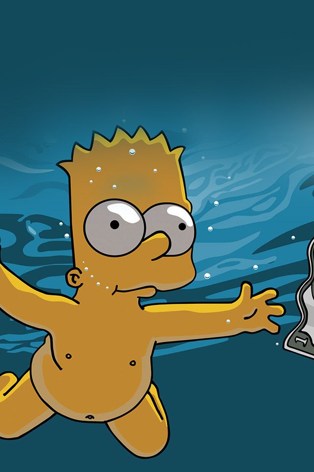 tapete dos simpsons,karikatur,animierter cartoon,animation,illustration,wasser