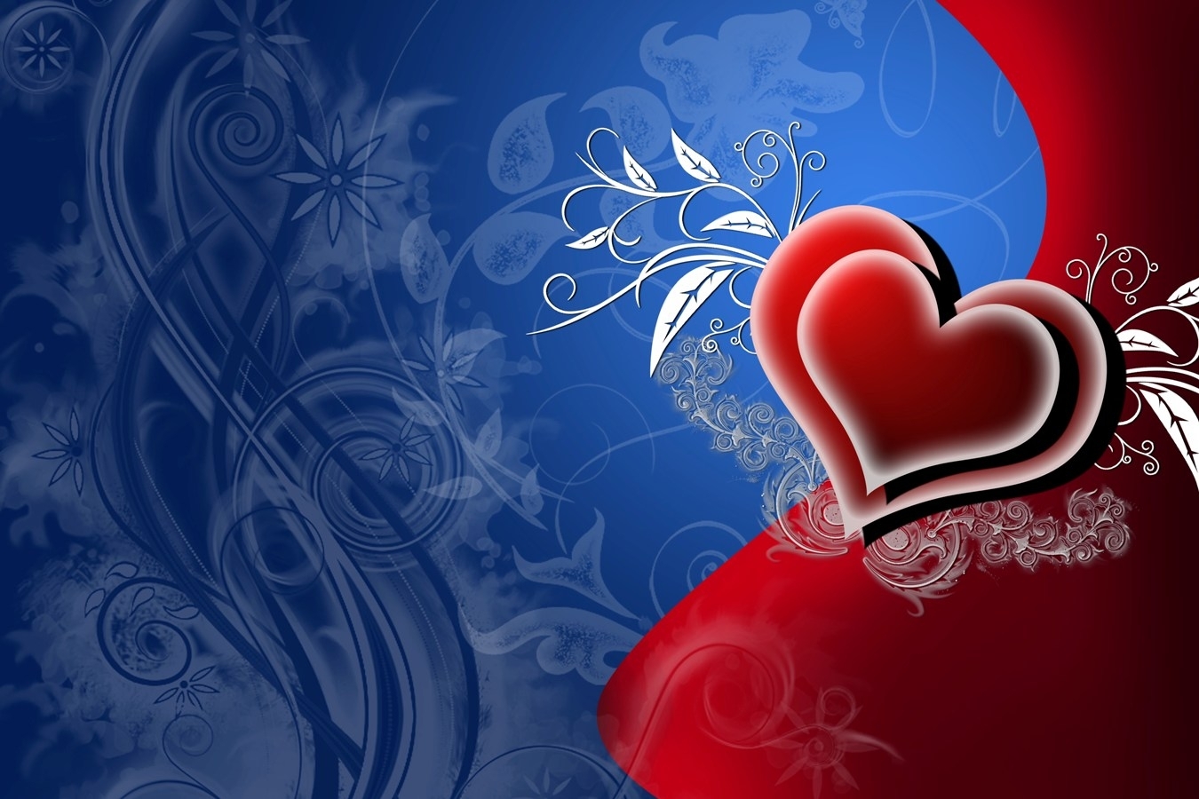 fond d'écran dia dos namorados,cœur,rouge,bleu,amour,la saint valentin