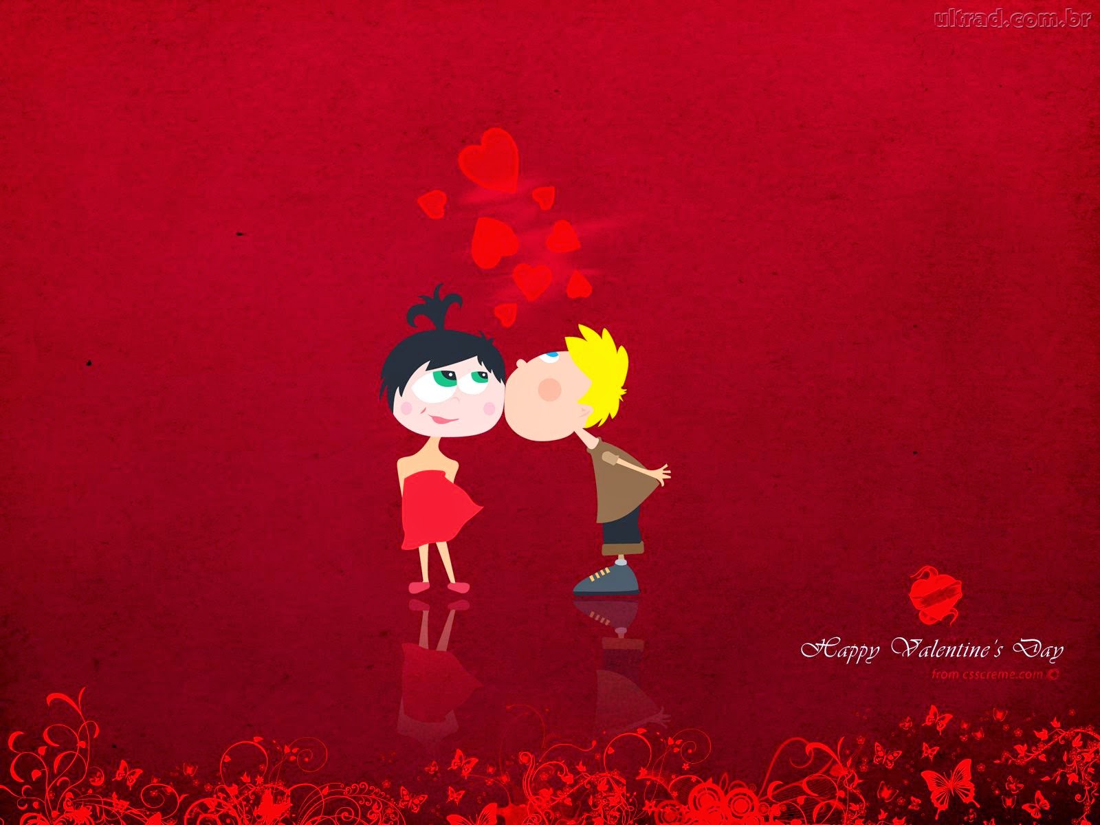 wallpaper dia dos namorados,red,cartoon,illustration,fictional character,art