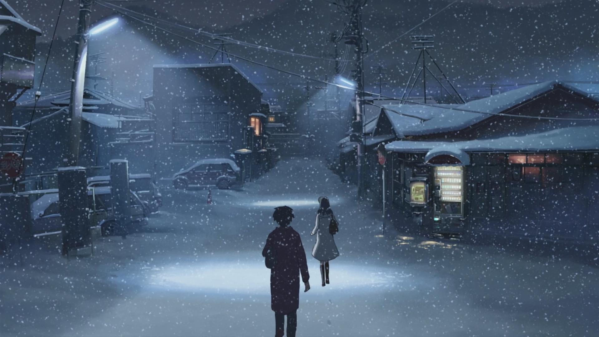 anime winter wallpaper,juego de acción y aventura,nieve,juego de pc,oscuridad,atmósfera