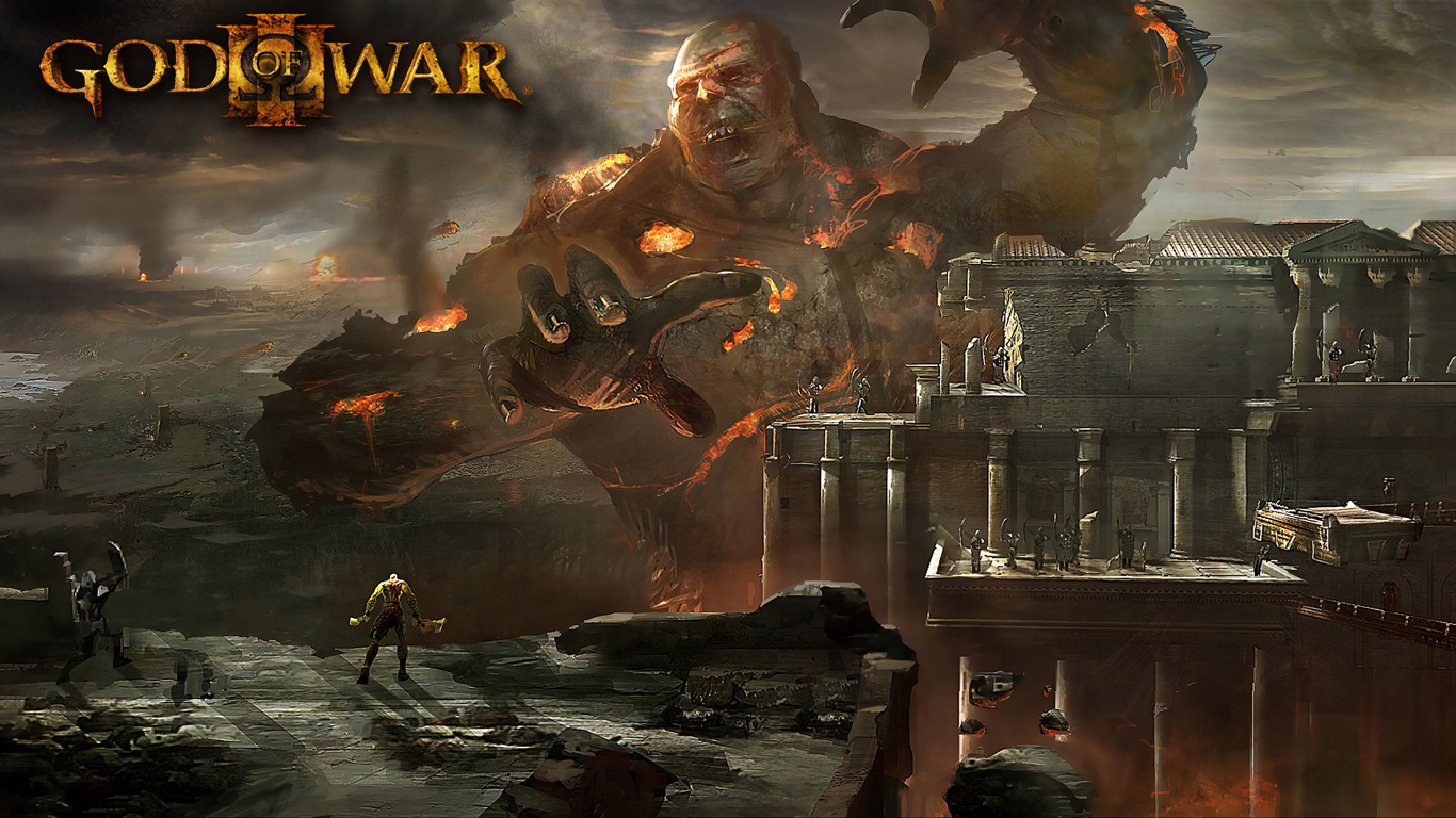 wallpaper god of war 3,action adventure game,pc game,strategy video game,cg artwork,digital compositing