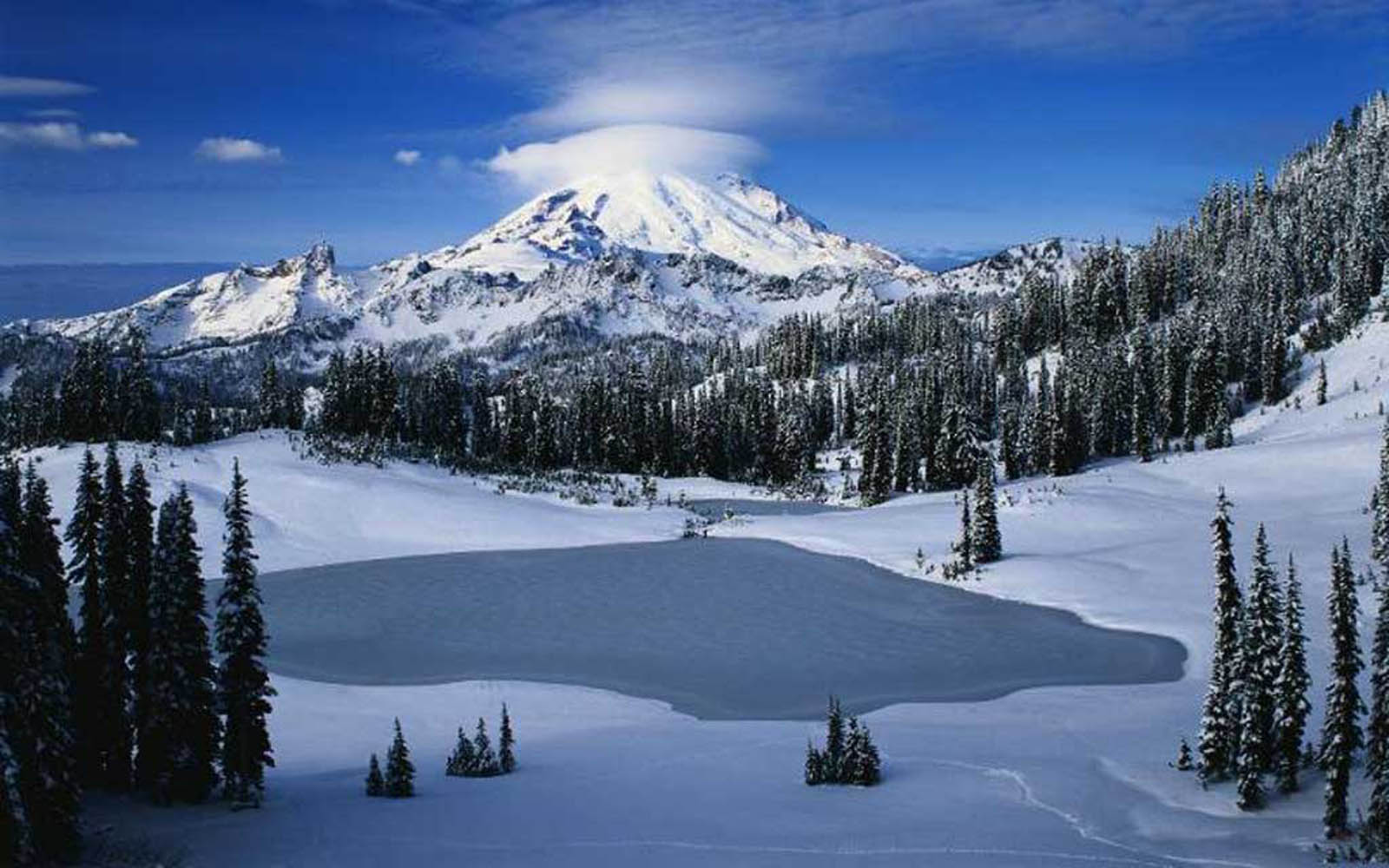 carta da parati natura invernale,neve,inverno,montagna,natura,cielo