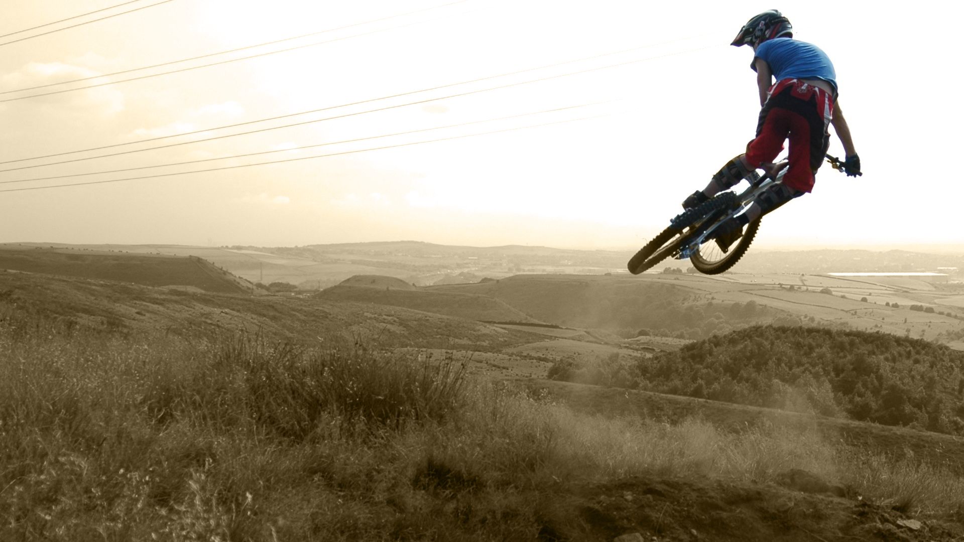 hd bike wallpaper 1920x1080,fahrzeug,downhill mountainbiken,extremsport,sport,mountainbike