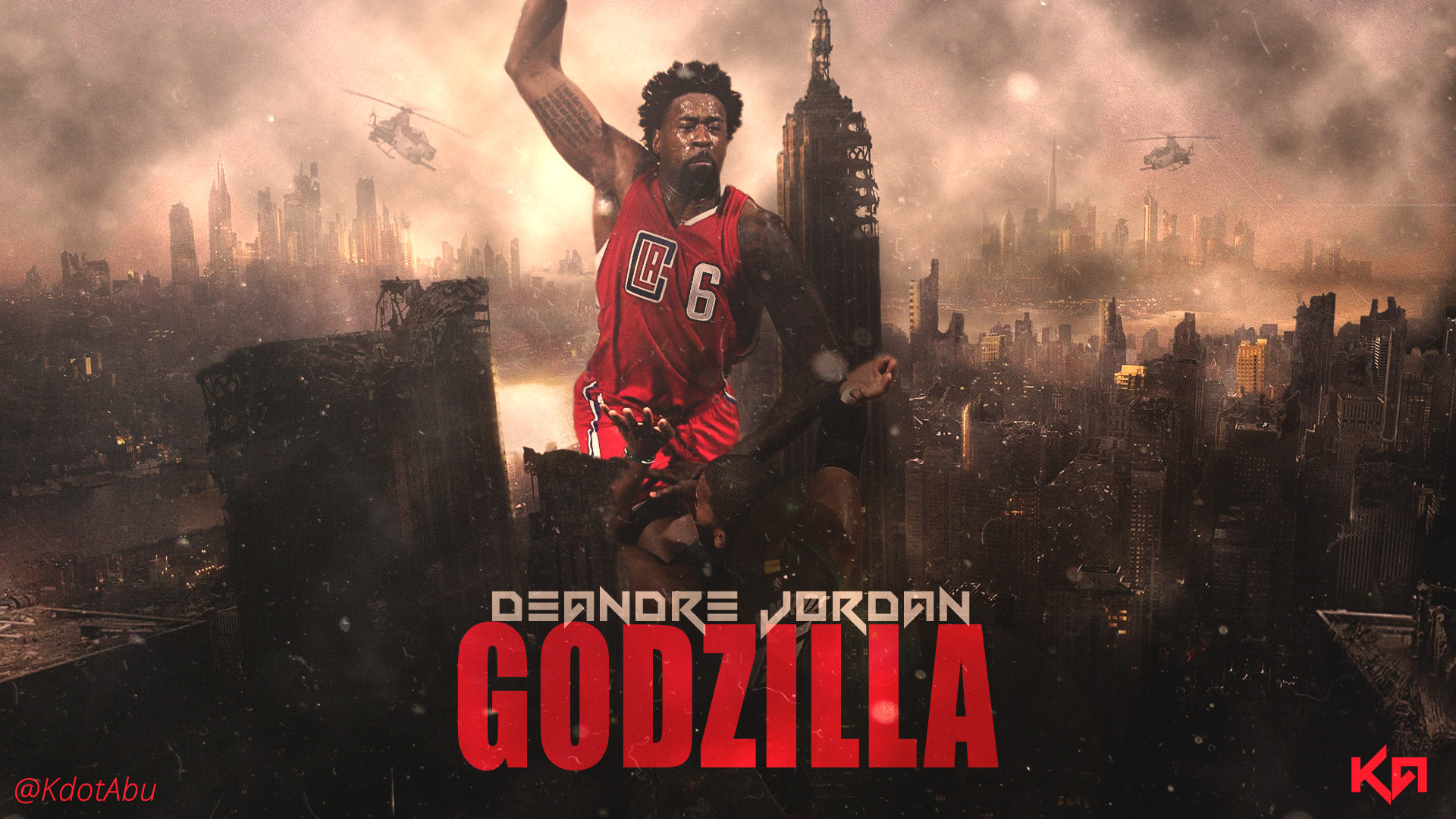 deandre jordan wallpaper,poster,movie,album cover,font,fan (#578693
