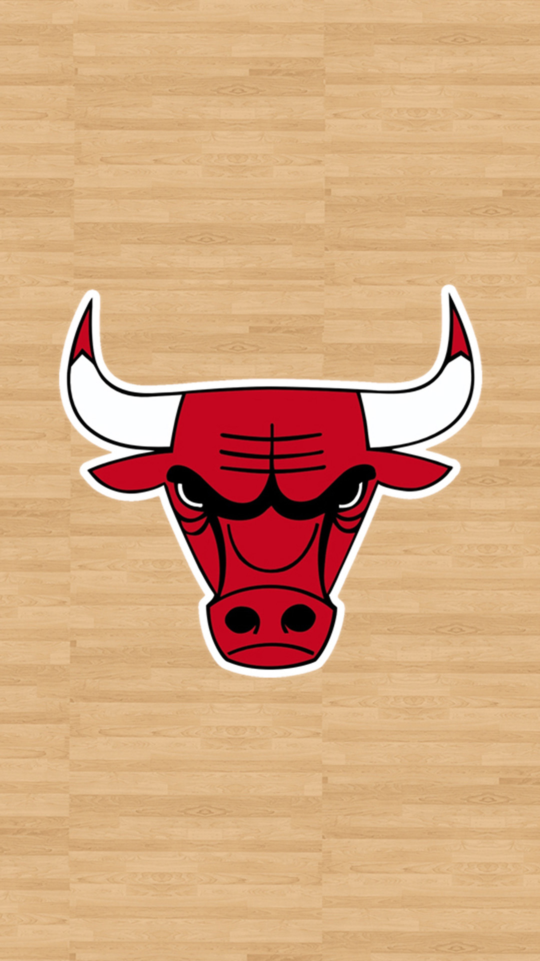 chicago bulls iphone wallpaper,bull,bovine,red,horn,illustration