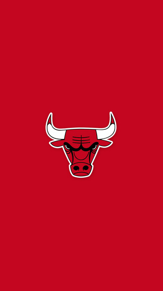 chicago bulls iphone wallpaper,stier,rot,horn,texas longhorn,illustration