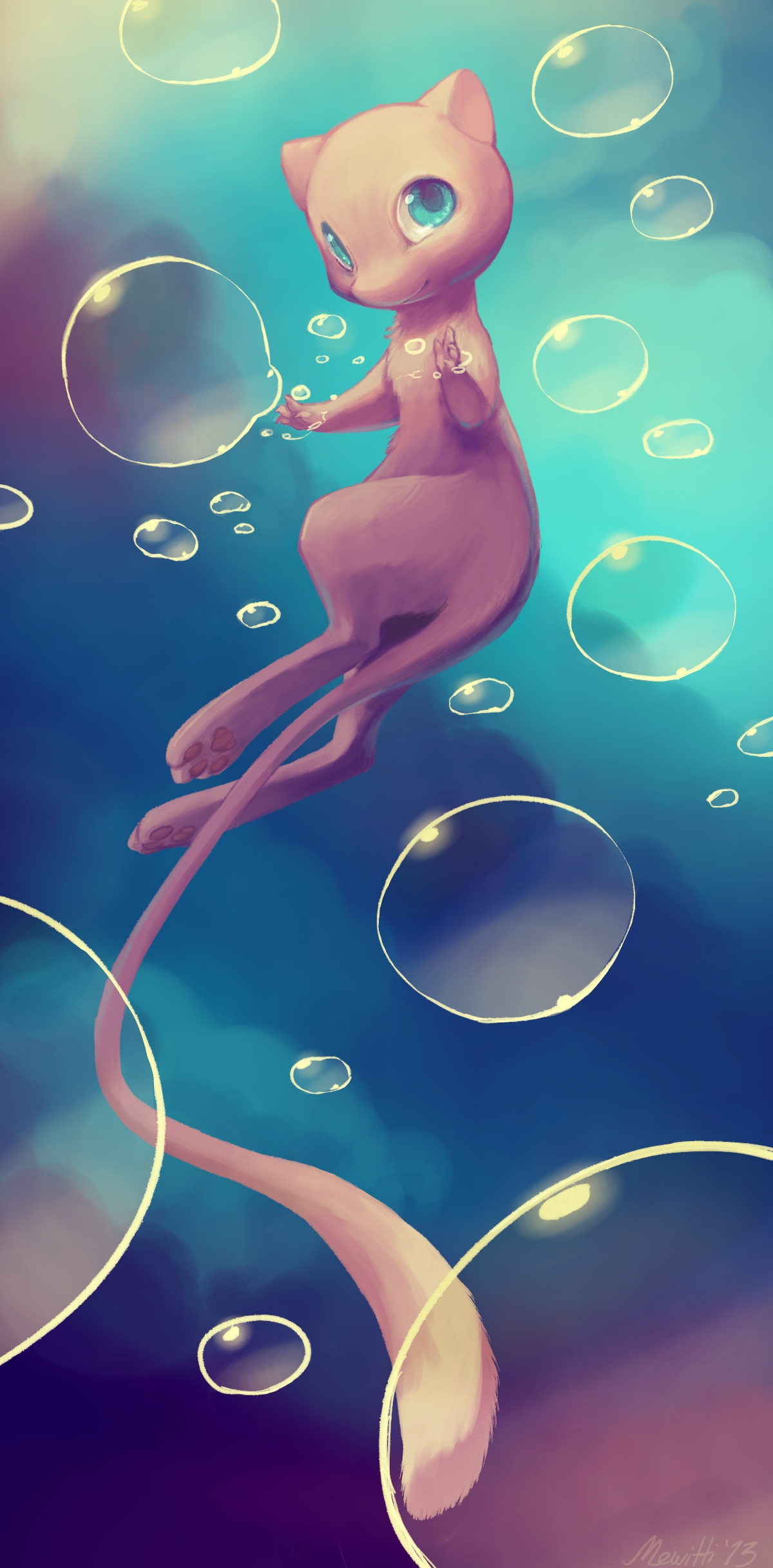 mew wallpaper,agua,dibujos animados,dibujos animados,animación,ilustración