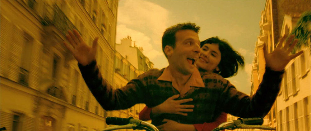 fond d'écran amélie poulain,romance,art,animation,personnage fictif,geste