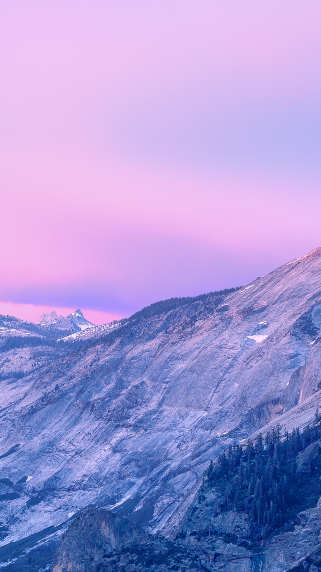fondo de pantalla de apple mountain,cielo,montaña,naturaleza,cordillera,rosado