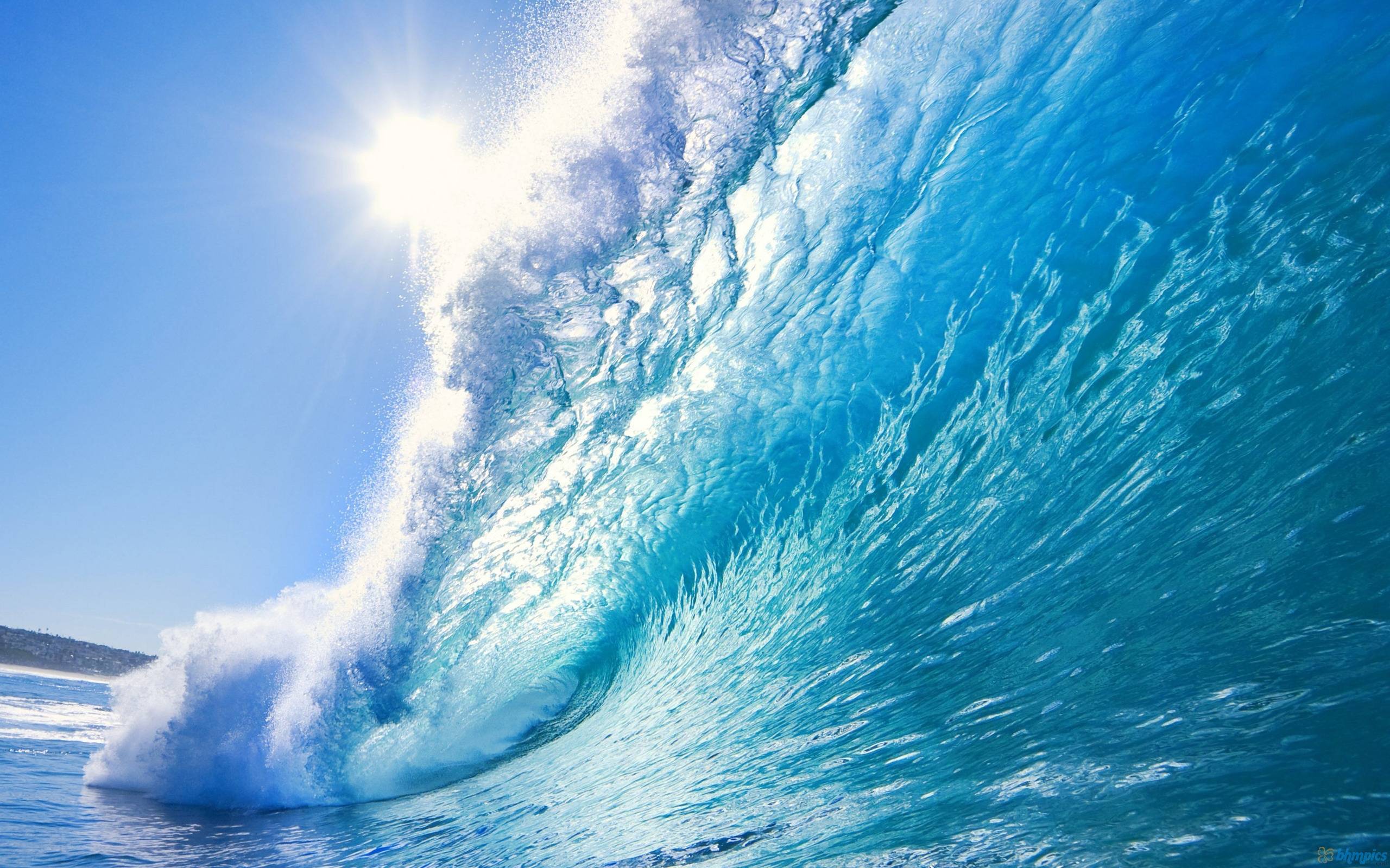 carta da parati onde dell'oceano,onda,onda del vento,oceano,cielo,giorno