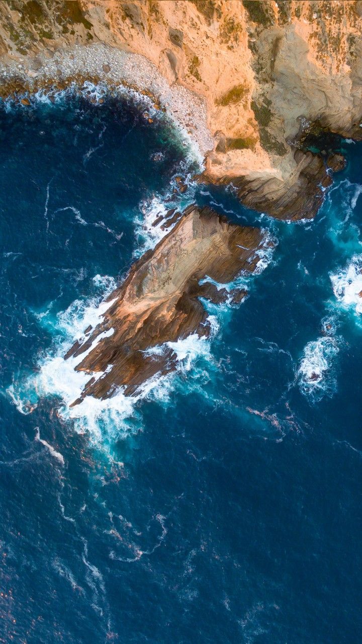 fondo de pantalla plano para android,agua,oceano,mar,costa,acantilado