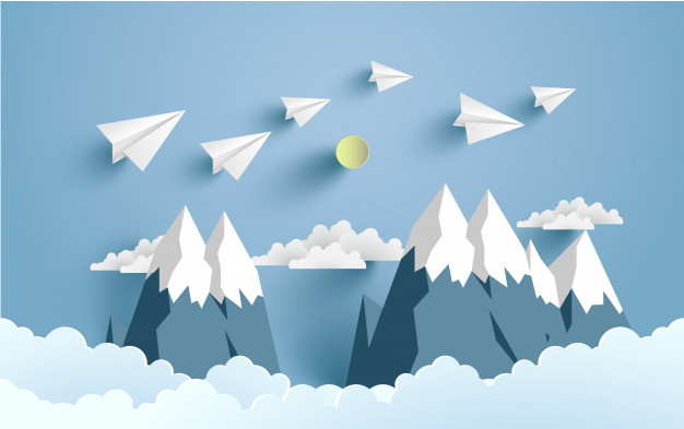 paper plane wallpaper,cloud,sky,daytime,illustration,cumulus