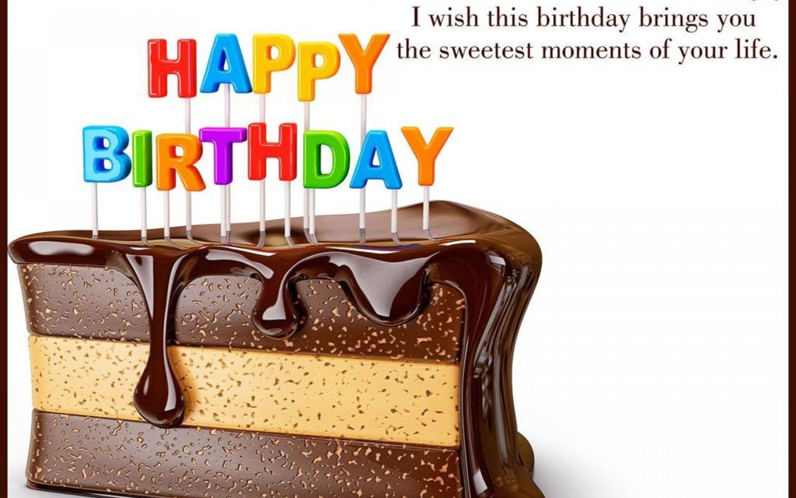 따옴표와 함께 생일 벽지,초코 케이크,생성물,케이크,버터 크림,생일 케이크