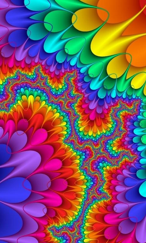 fondos de pantalla para pantalla táctil móvil,arte fractal,modelo,arte psicodélico,colorido,naranja