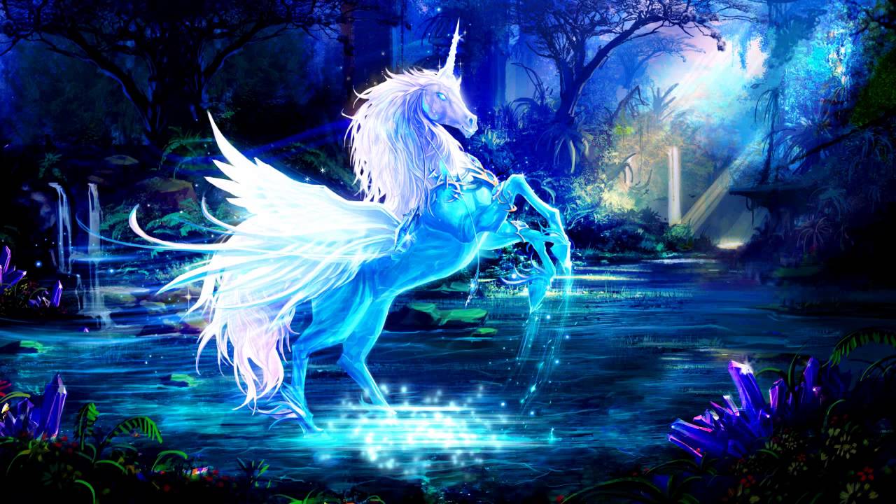 live wallpaper pic,fictional character,mythical creature,cg artwork,unicorn,mythology