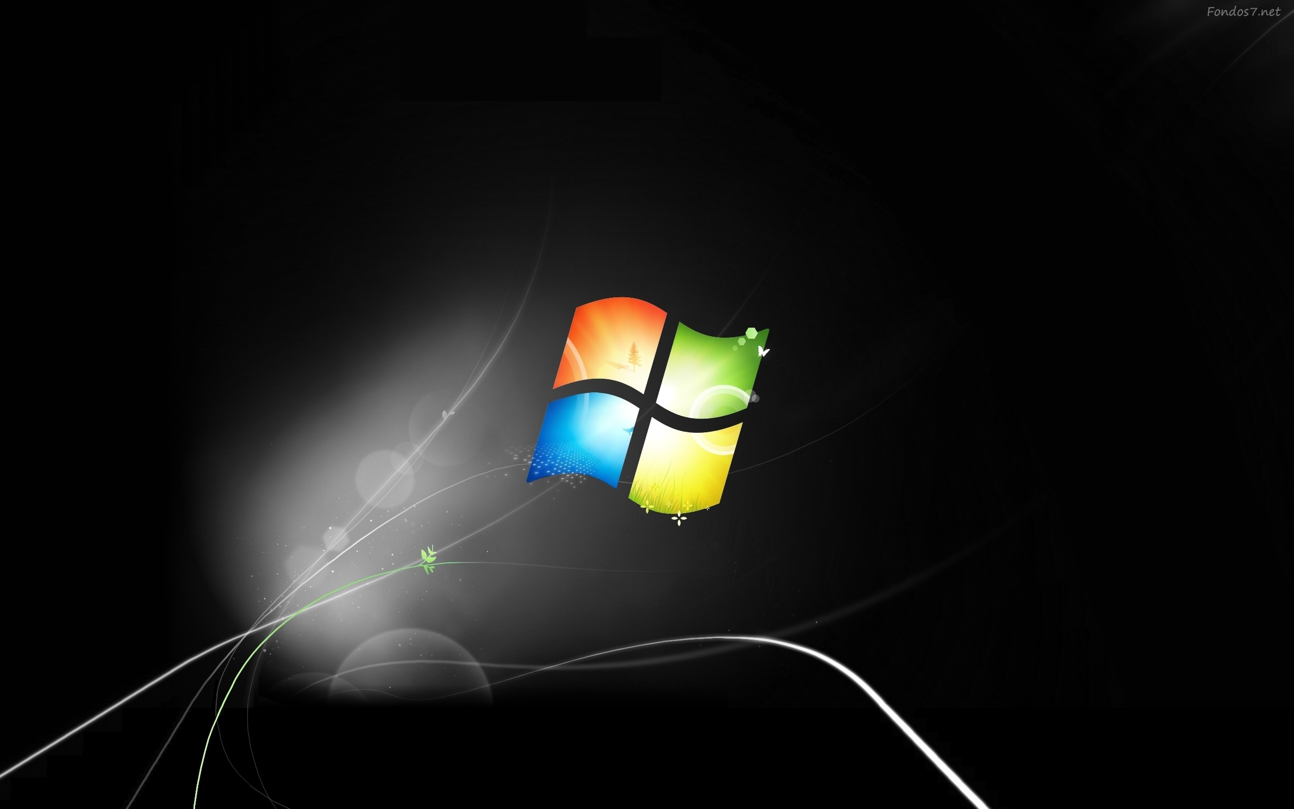 win7 wallpaper,light,technology,font,operating system,graphic design