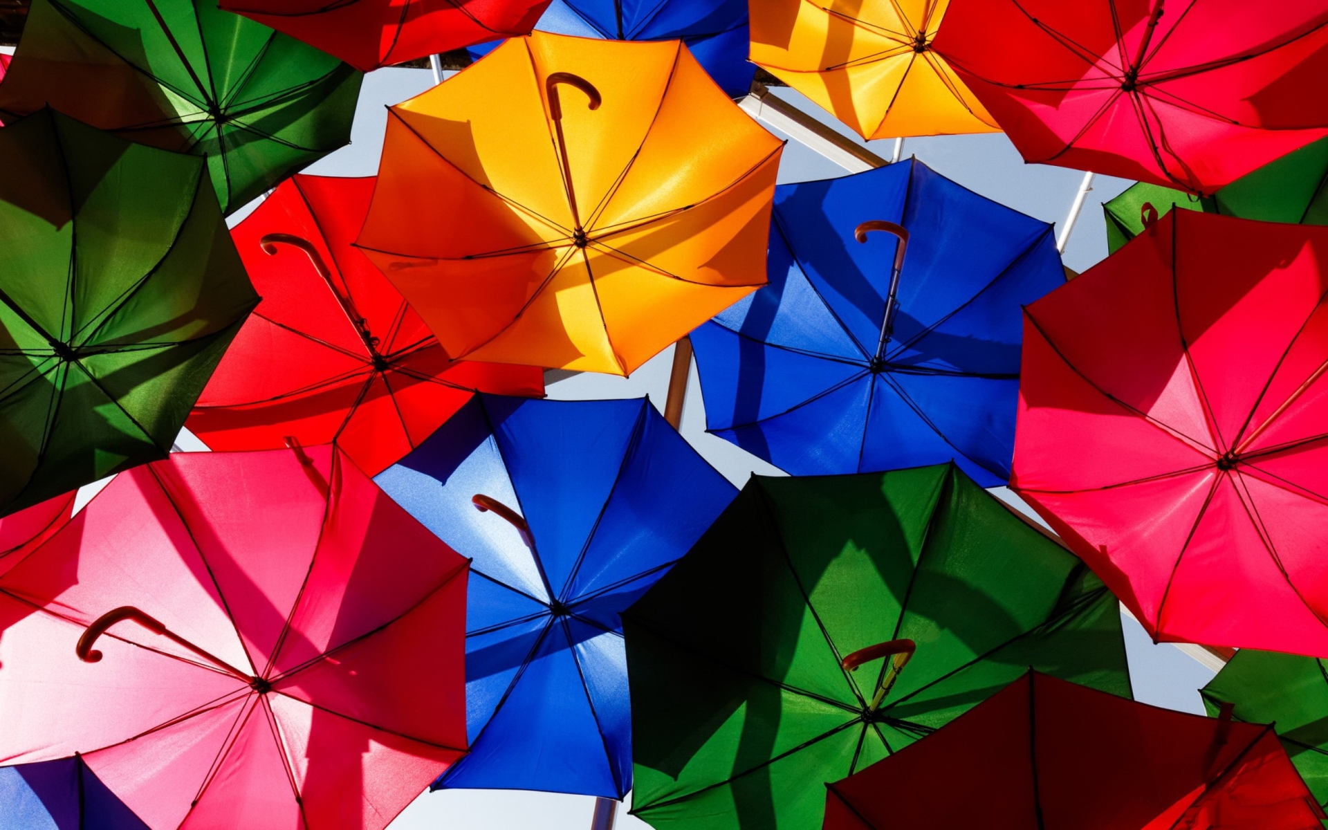 carta da parati dalla galleria,ombrello,blu,rosso,origami,carta origami