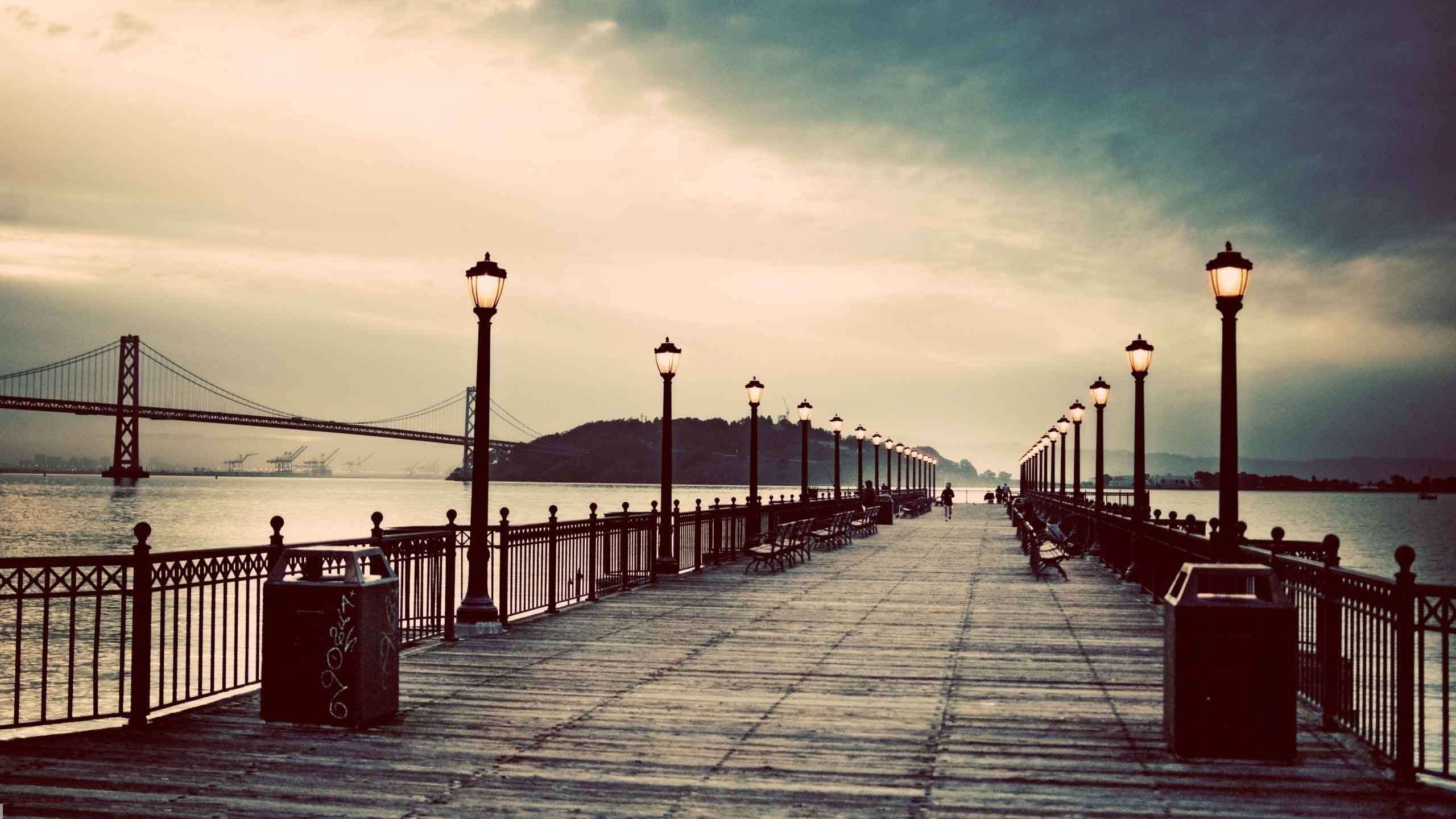 fondos de pantalla de fotografía,cielo,muelle,agua,nube,paseo marítimo