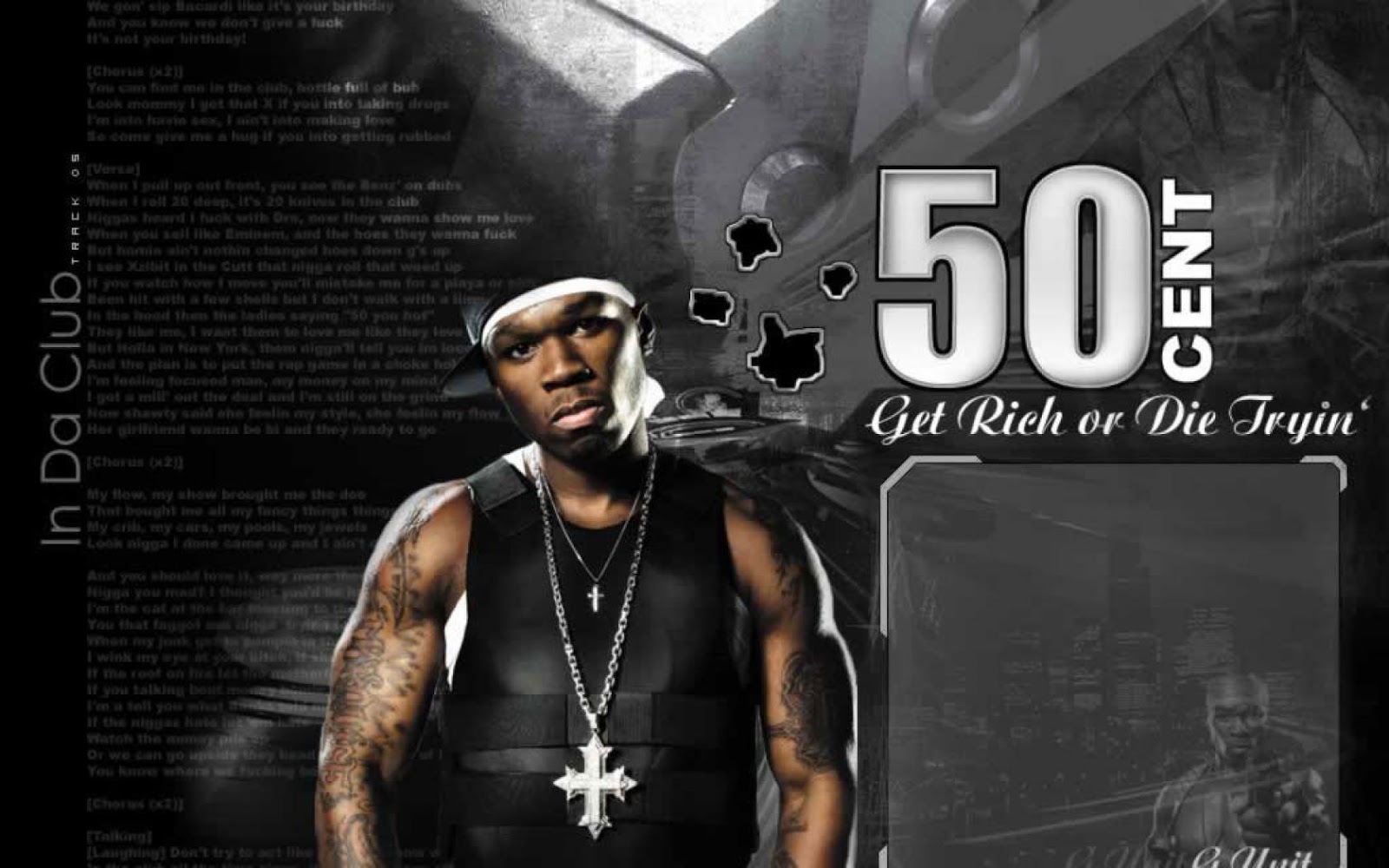 50 cent wallpaper hd,games,font,muscle,album cover,fictional character